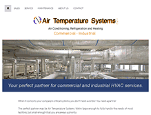 Tablet Screenshot of airtemperaturesystems.com